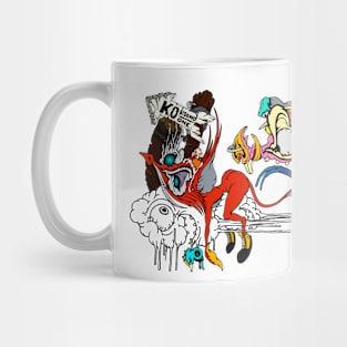 skater fox gift 8 Mug